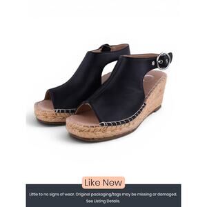 Journee Collection Crew Wedge Slingback Sandal - Size 5.5
